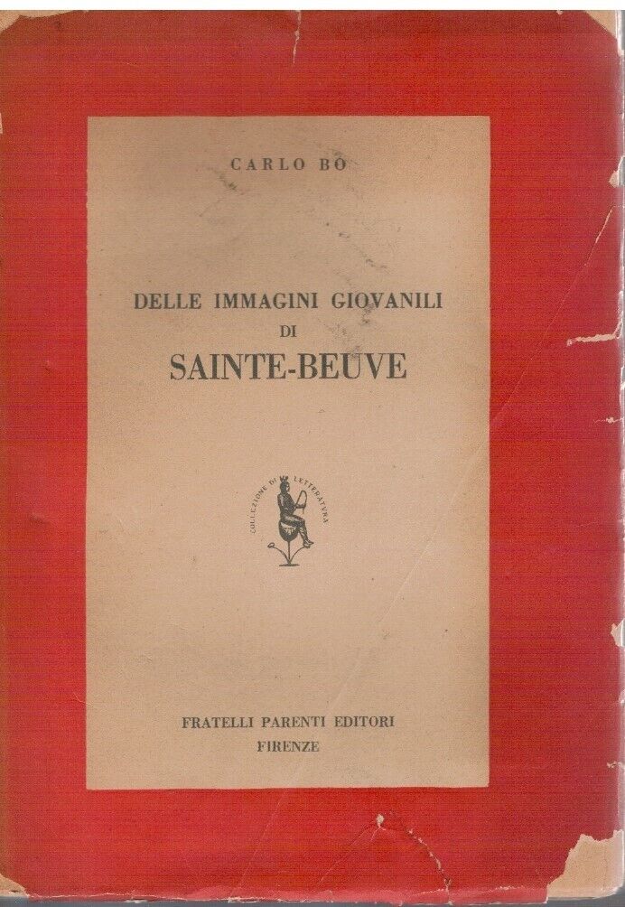 Carlo Bo-Delle immagini giovanili di Sainte-Beuve Main Image