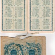 Almanacco 1921 al profumo "origano" Bertelli