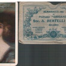 Almanacco 1921 al profumo "origano" Bertelli