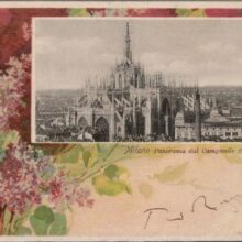 Milano Panorama dal campanile di San Carlo