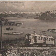 Lago Maggiore vista della strada del Mottarone