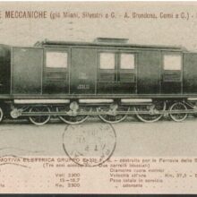 Officine meccaniche - Milano. Locomotiva elettrica