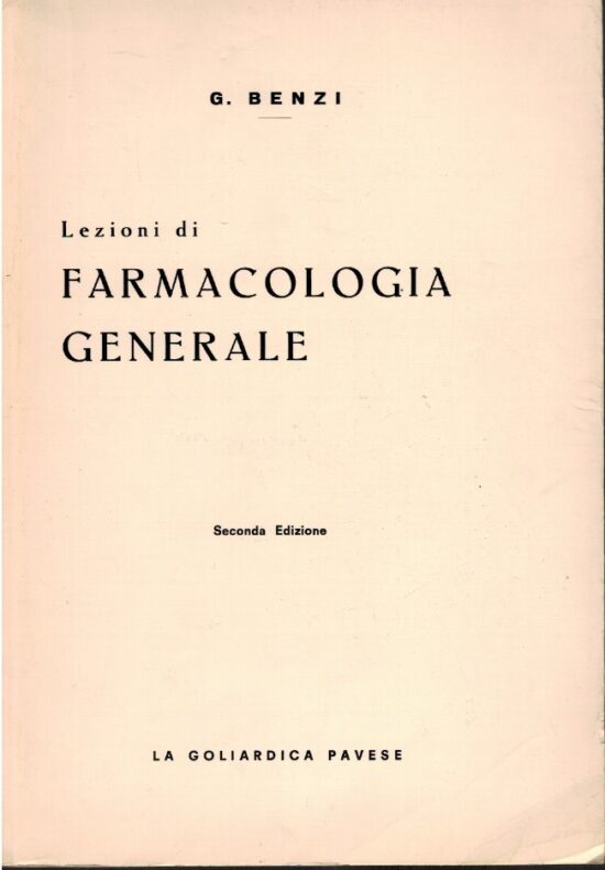 Lezioni di farmacologia generale