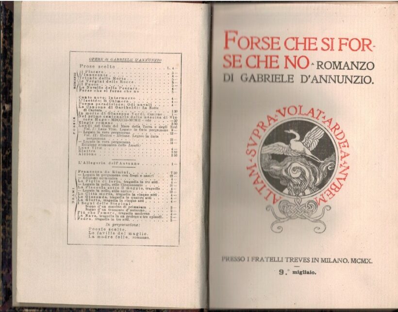 Forse che si forse che no