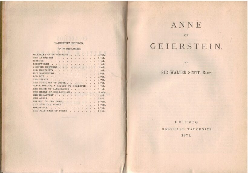 Anne of Geierstein