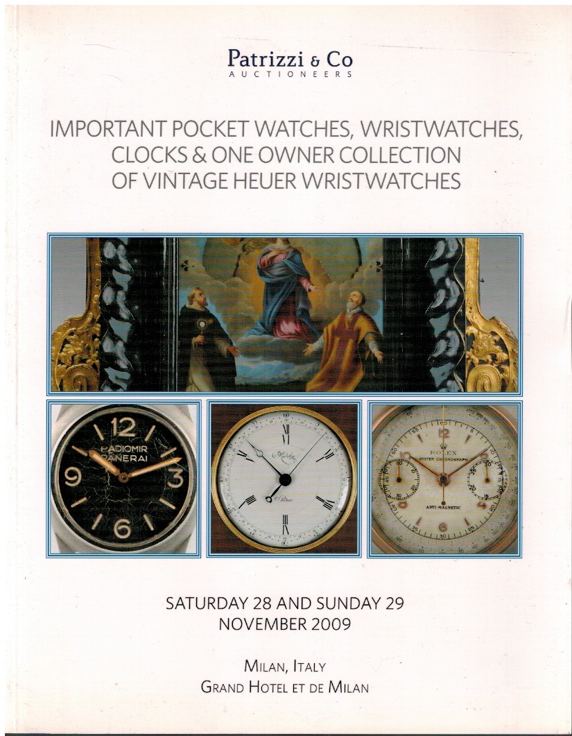 Important pocket watches, wristwatches, clocks & one owner colle 1 Important pocket watches, wristwatches, clocks & one owner colle