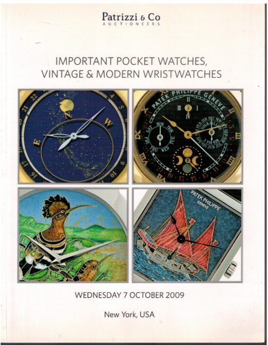 Important pocket watches, vintage & modern wristwatches