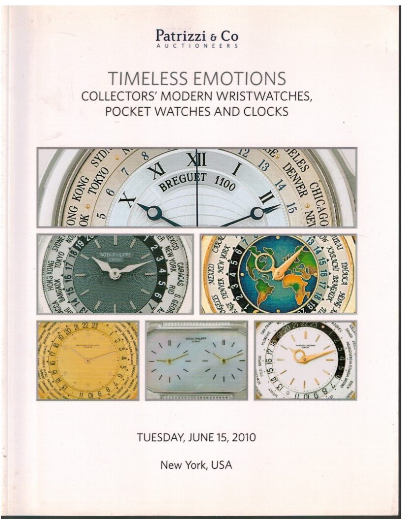 Timeless emotion collectors' modern wristwatches, pocket watches