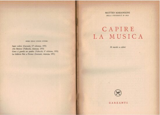 Capire la musica