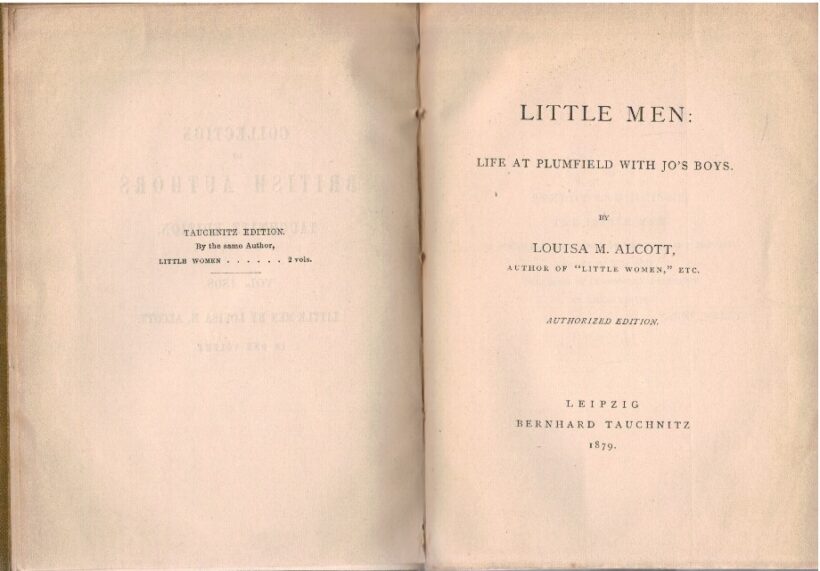 Little men: life at plumfield with jo's boys