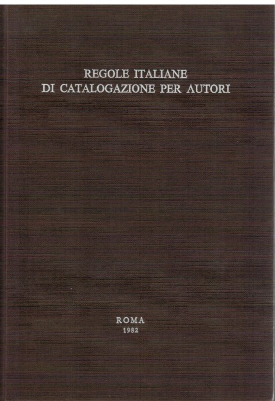 Regole italiane di catalogazione per autori