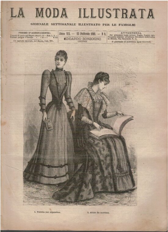 La moda illustrata. Giornale settimanale illustrato per le famig