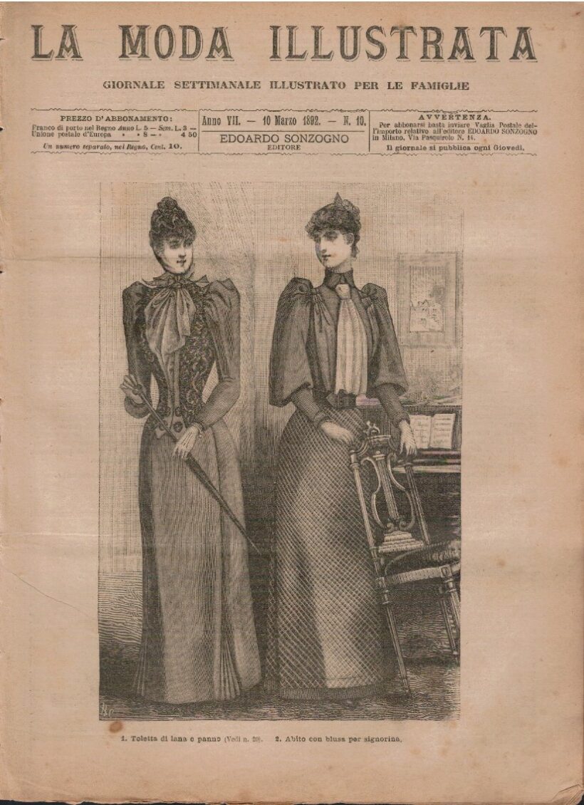 La moda illustrata. Giornale settimanale illustrato per le famig