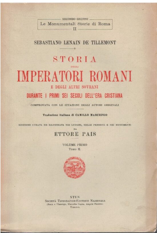 Storia degli imperatori romani e degli altri sovrani durante i p