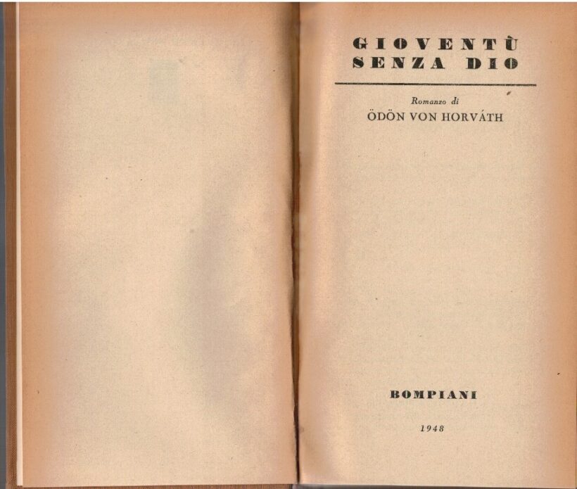 Gioventù senza Dio
