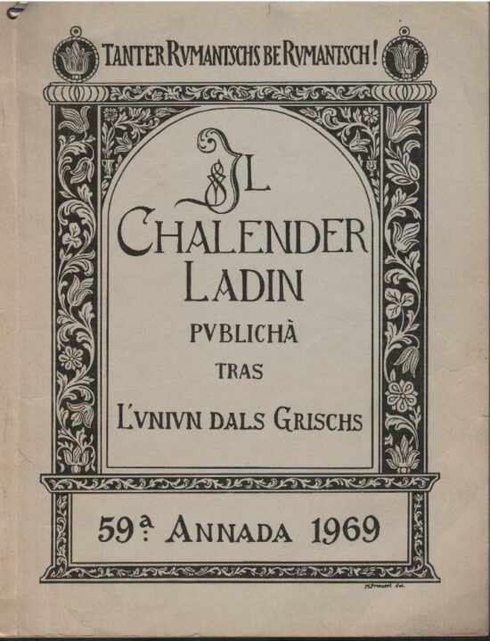 Il chalender ladin cudesch per la famiglia rumantscha