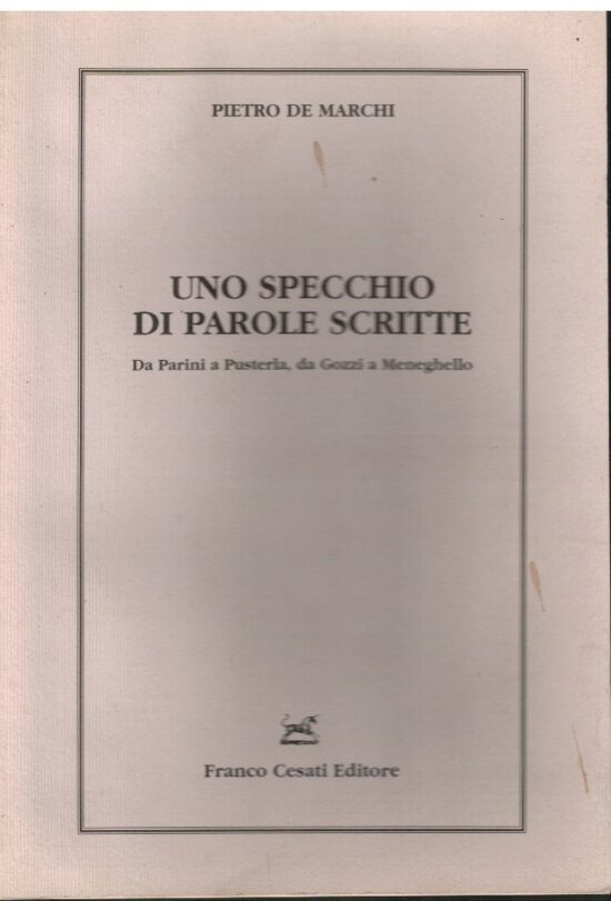 Uno specchio di parole scritte