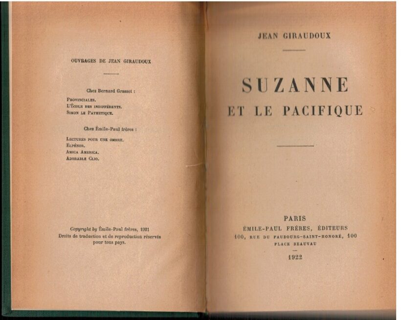 Suzanne et le pacifique