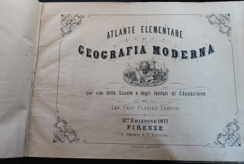 Atlante elementare di Geografia moderna per uso delle Scuole e d