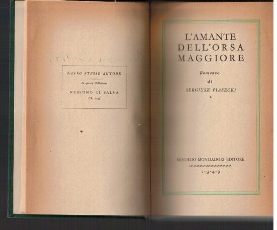 L'amante dell'orsa maggiore