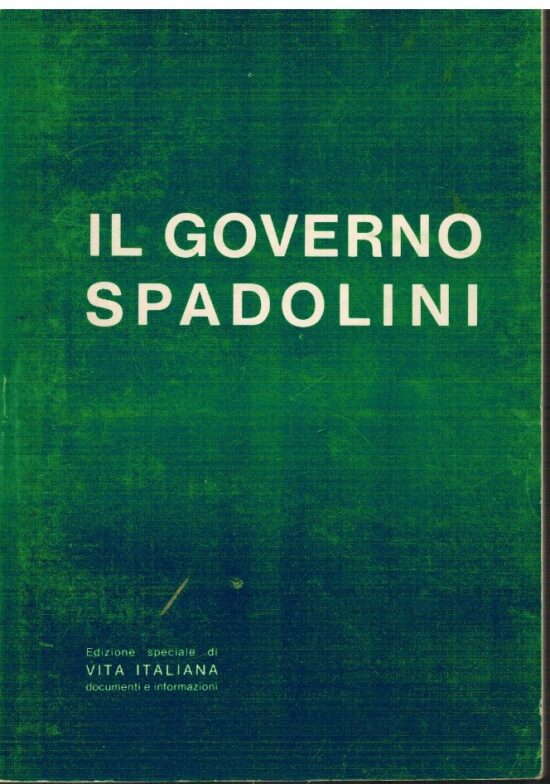 Il governo Spadolini