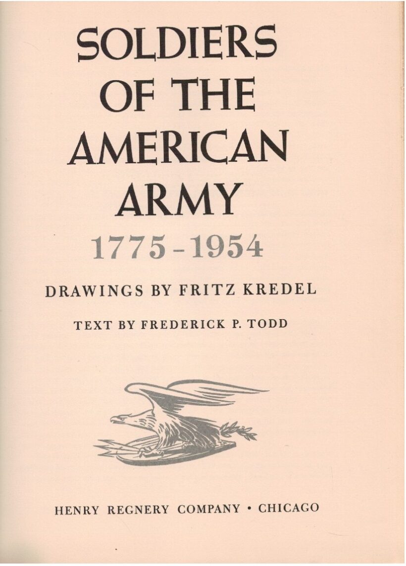 Soldiers of the american army 1775-1954