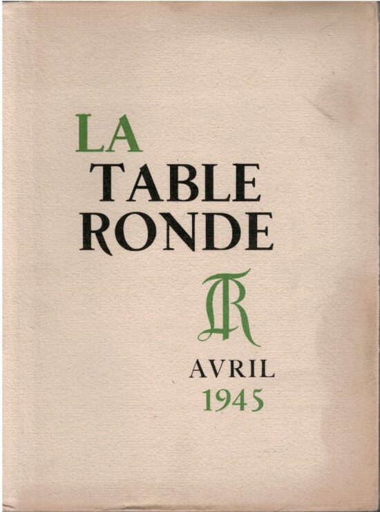 La Table Ronde. 1945 N° II