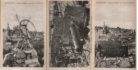 Cimitero Militare di Redipuglia. Agli Invitti della III. 18 cartoline artistic