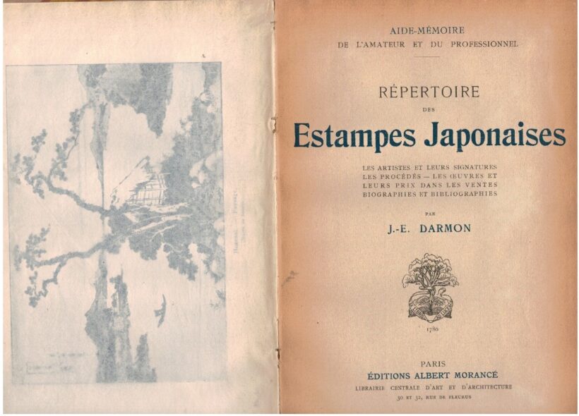 Répertoire des estampes japonaises - J.E. Darmon