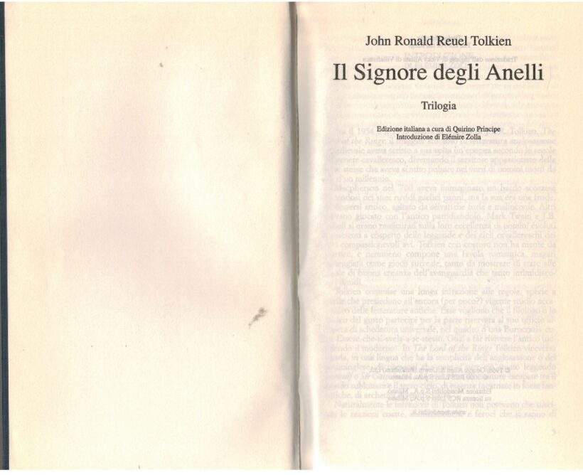Il signore degli anelli triologia - J.R.R. Tolkien
