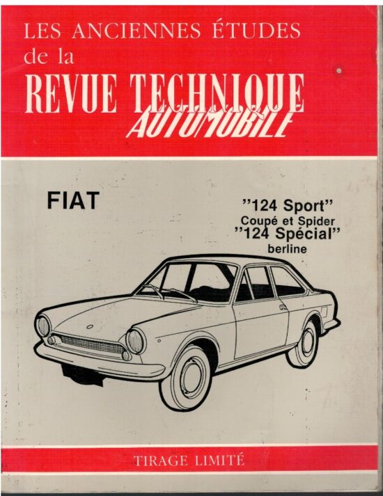 Les anciennes etudes de la revue technique automobile - AA.VV