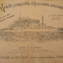 Modello scomponibile di Incrociatore corazzato - Ugo Ciampini