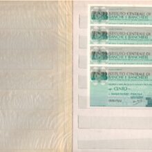 Album di miniassegni anni 70 - AA.VV