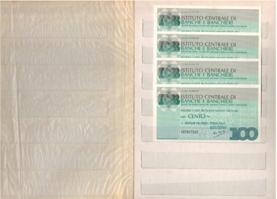 Album di miniassegni anni 70 - AA.VV