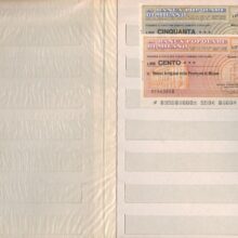 Album di miniassegni anni 70 - AA.VV