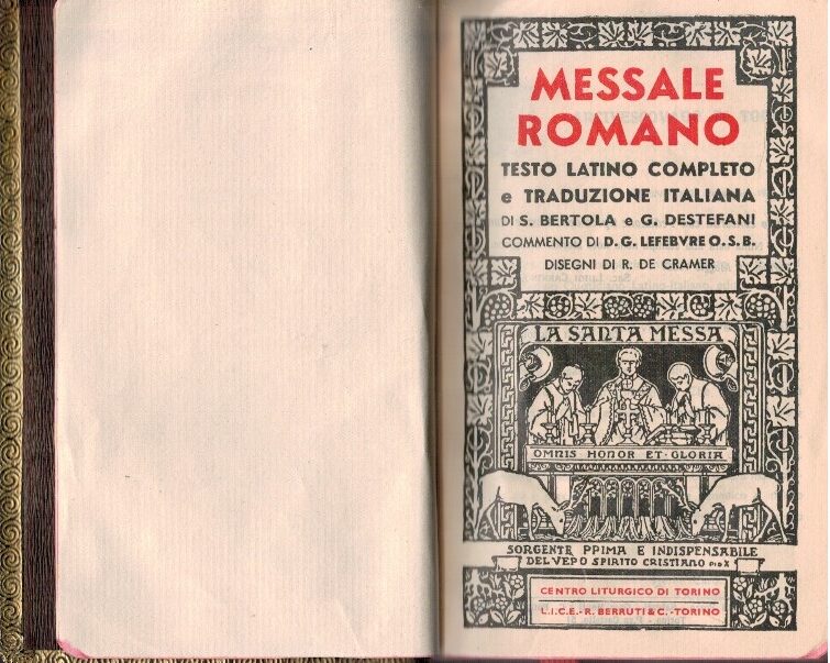 Messale romano testo latino completo e traduzione italiana - S.Bertola, G Messale romano testo latino completo e traduzione italiana - S.Bertola, G.Dest