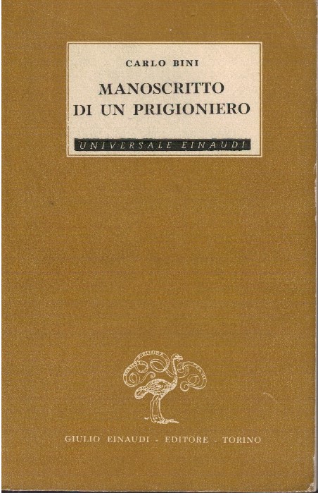 Manoscritto di un prigioniero - Carlo Bini