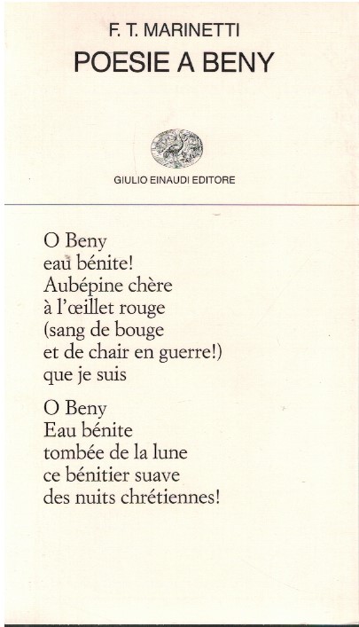 Poesie a Beny - F.T.Marinetti