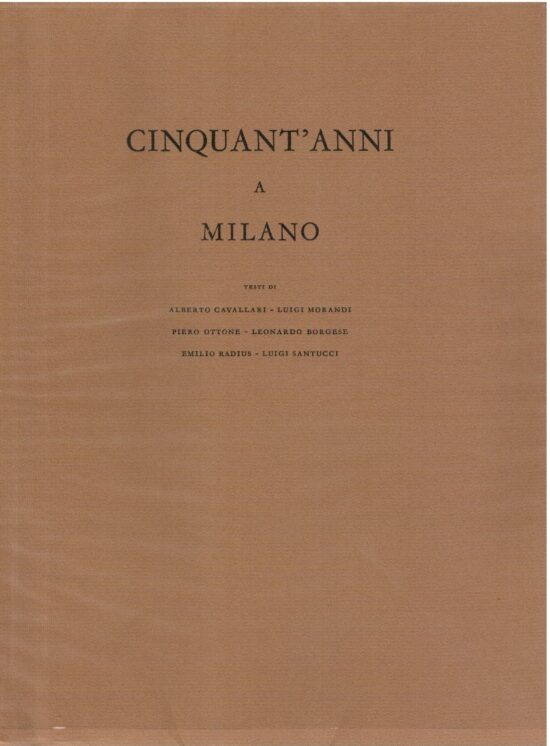 Cinquant'anni a Milano - AA.VV
