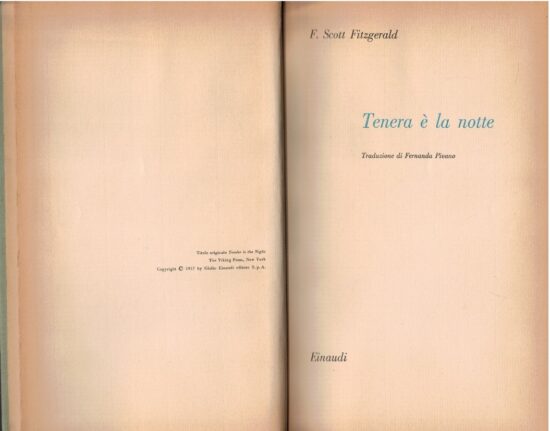 Tenera è la notte - F. Scott Fitzgerald