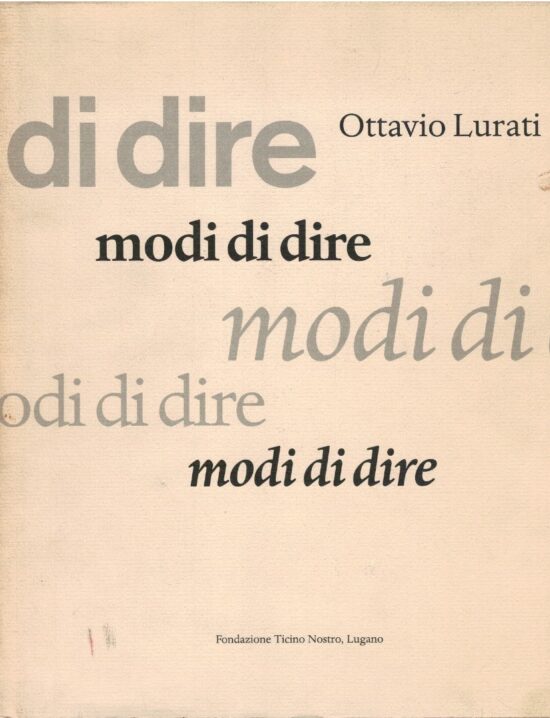 Modi di dire - Ottavio lurati