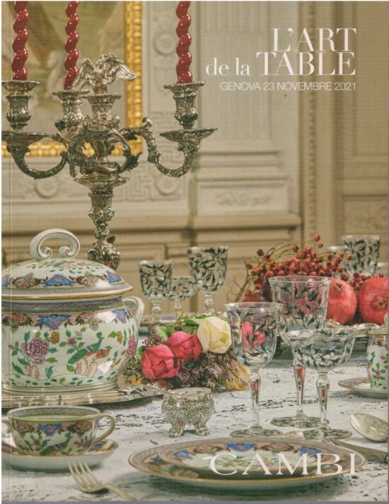 L'art de la table. Genova 23 novembre 2021 - AA.VV