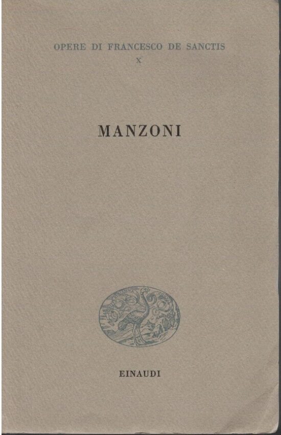 Manzoni - Francesco De Sanctis