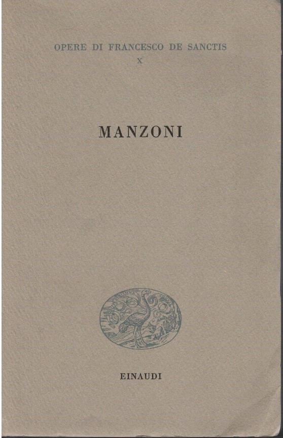 Manzoni - Francesco De Sanctis 1 Manzoni - Francesco De Sanctis