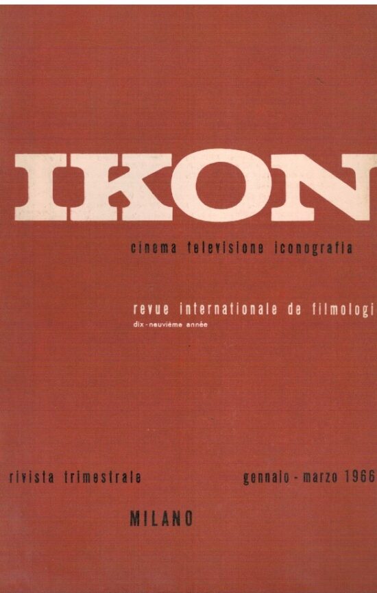 IKON cinema televisione iconografia. - AA.VV