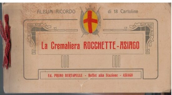Album ricordo di 18 cartoline "La cremaliera Rocchette - Asiago" - AA.VV