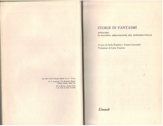 Storie di fantasmi. Antologia di racconti anglosassoni del soprannaturale - Fr