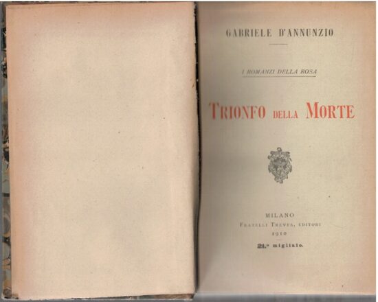 Trionfo della morte - Gabriele D'annunzio