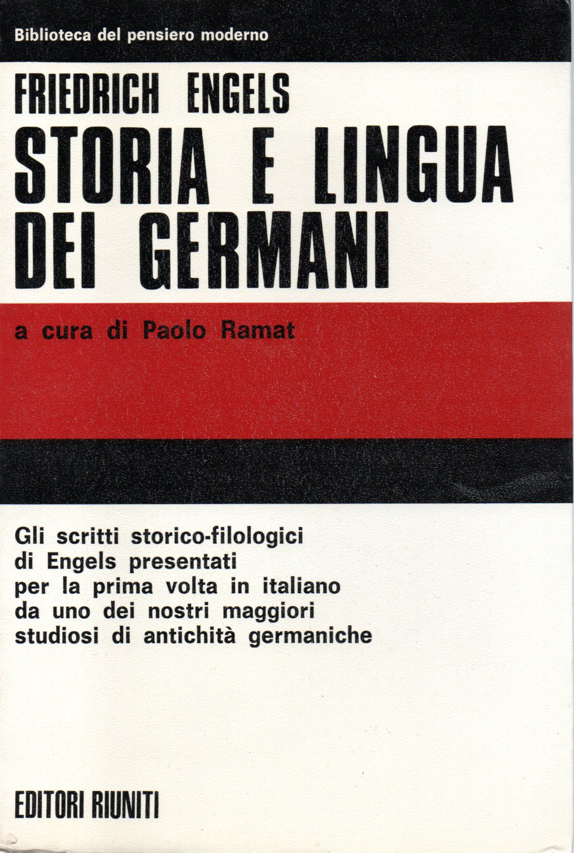 Storia e lingua dei germani - Friedrich Engels