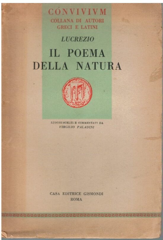 Il poema della natura - Lucrezio